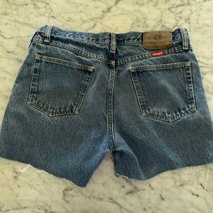Wranglers cut off shorts